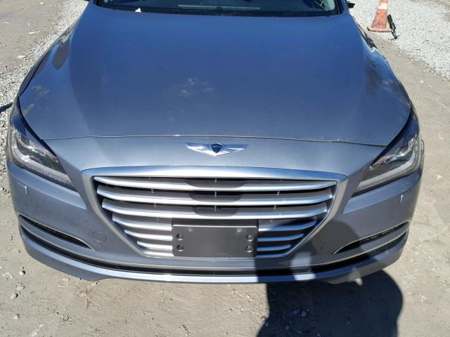 KMHGN4JE5FU069412 - 2015 HYUNDAI GENESIS 3. SILVER photo 7