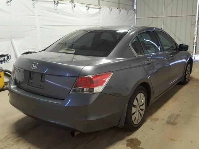 JHMCP26348C038314 - 2008 HONDA ACCORD LX GRAY photo 4