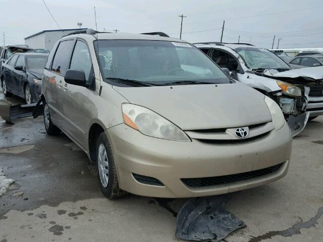 5TDZK23C28S099593 - 2008 TOYOTA SIENNA CE BEIGE photo 1