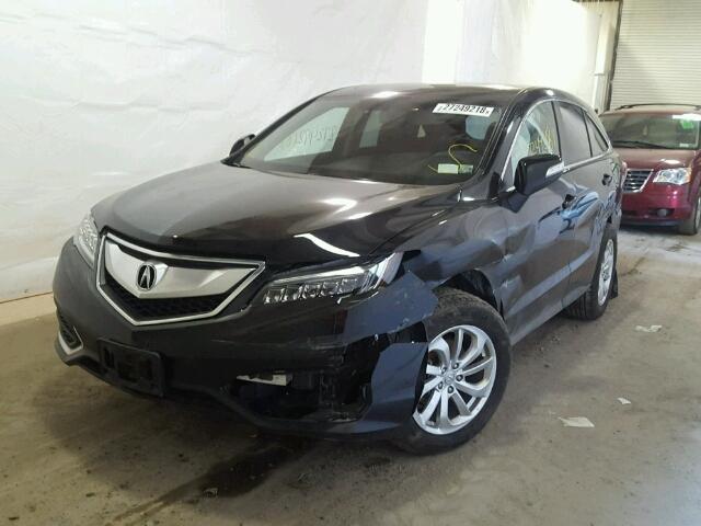 5J8TB4H34HL036749 - 2017 ACURA RDX BASE BLACK photo 2