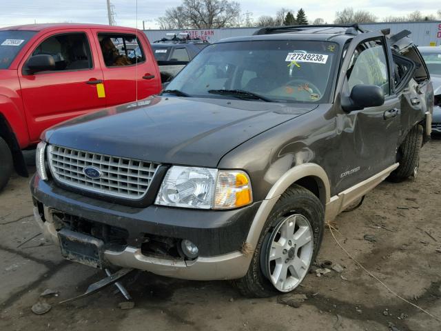 1FMDU74W35UB12445 - 2005 FORD EXPLORER E BROWN photo 2