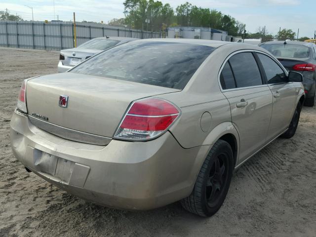 1G8ZS57BX9F198466 - 2009 SATURN AURA XE GOLD photo 4