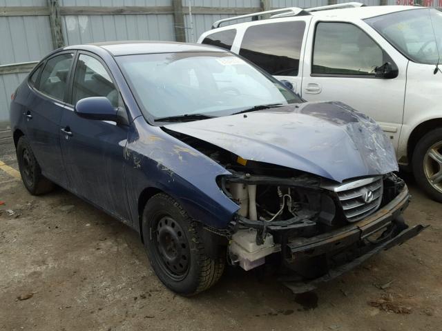 KMHDU46DX7U094183 - 2007 HYUNDAI ELANTRA GL BLUE photo 1