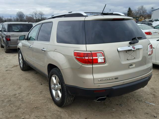 5GZEV33718J252541 - 2008 SATURN OUTLOOK XR ოქროსფერი ფოტო 3