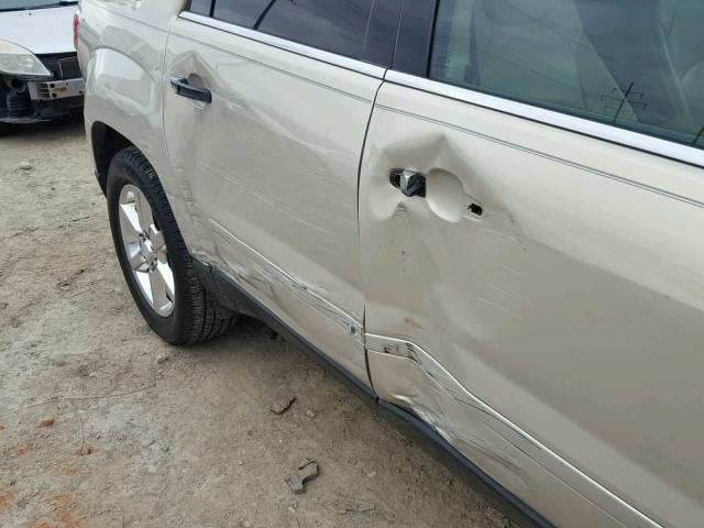 5GZEV33718J252541 - 2008 SATURN OUTLOOK XR ოქროსფერი ფოტო 9