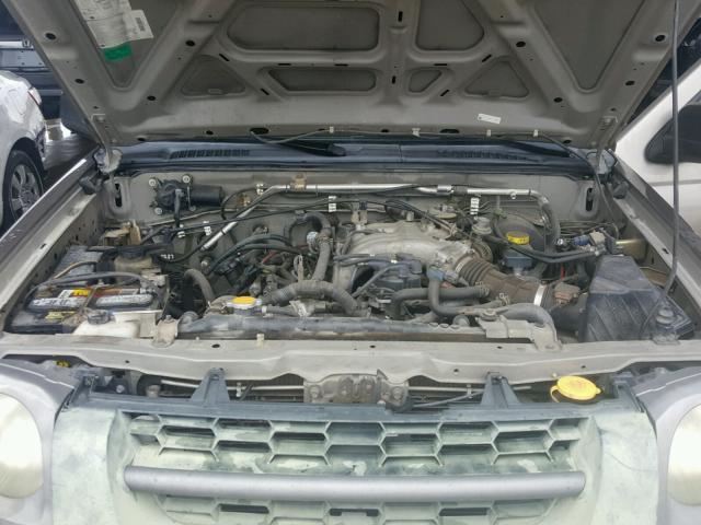 5N1ED28T93C685280 - 2003 NISSAN XTERRA XE GRAY photo 7