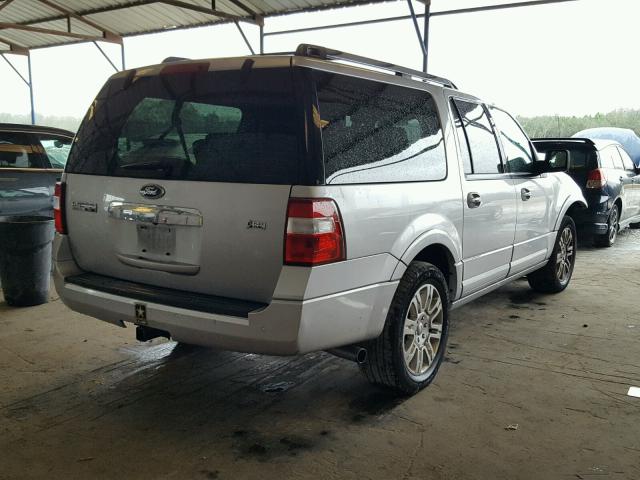 1FMJK1K54BEF17929 - 2011 FORD EXPEDITION SILVER photo 4