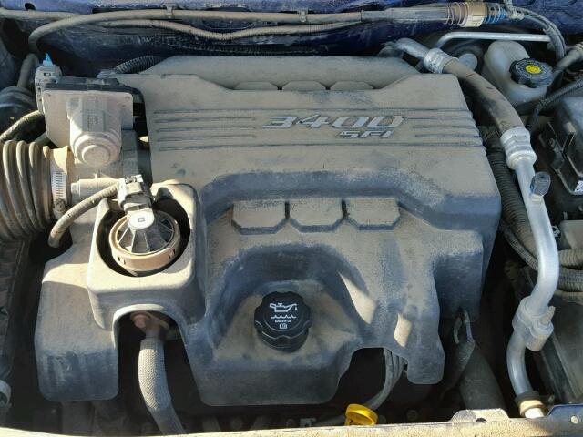 2CKDL73F966170075 - 2006 PONTIAC TORRENT BLUE photo 7