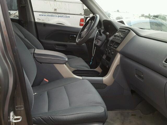 5FNYF28238B021246 - 2008 HONDA PILOT VP GRAY photo 5