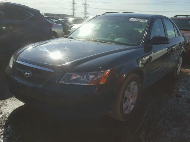 5NPET46F08H378768 - 2008 HYUNDAI SONATA GLS BLUE photo 2