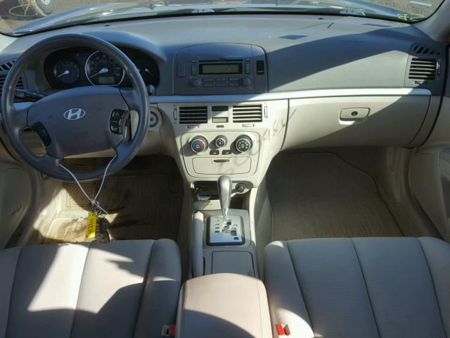 5NPET46F08H378768 - 2008 HYUNDAI SONATA GLS BLUE photo 9