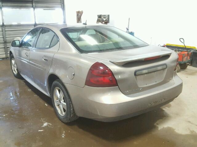 2G2WP552661122988 - 2006 PONTIAC GRAND PRIX TAN photo 3
