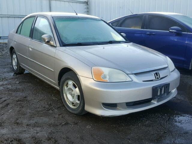 JHMES95633S015570 - 2003 HONDA CIVIC HYBR SILVER photo 1