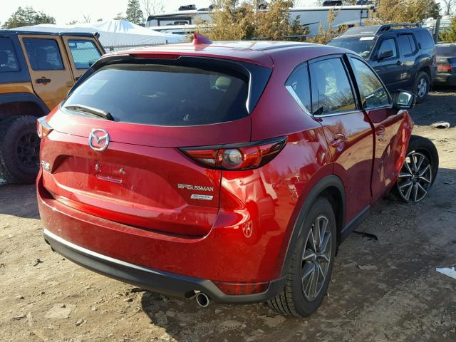 JM3KFBDL1H0221116 - 2017 MAZDA CX-5 GRAND RED photo 4