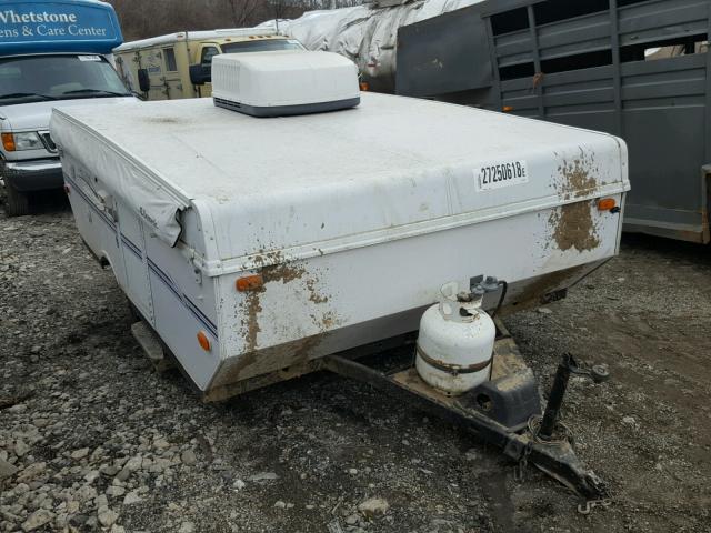 4X4CF54192D140970 - 2002 FLAG TRAILER WHITE photo 1