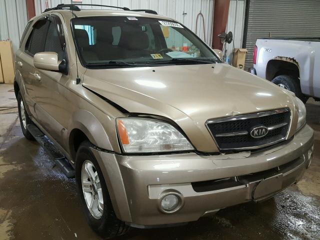 KNDJD733X35096864 - 2003 KIA SORENTO EX TAN photo 1