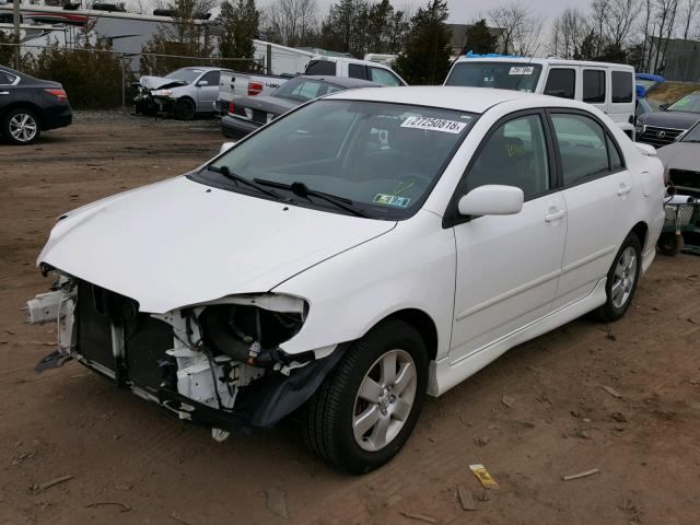 2T1BR32E27C796470 - 2007 TOYOTA COROLLA CE WHITE photo 2