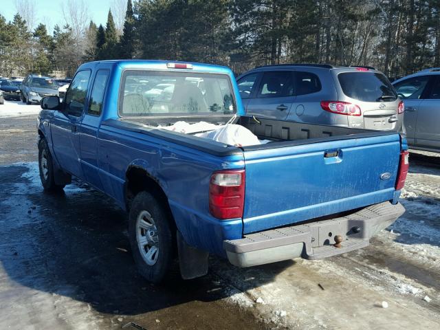 1FTYR14U42TA22192 - 2002 FORD RANGER SUP BLUE photo 3