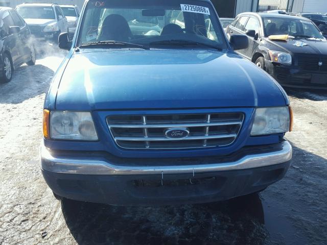 1FTYR14U42TA22192 - 2002 FORD RANGER SUP BLUE photo 9