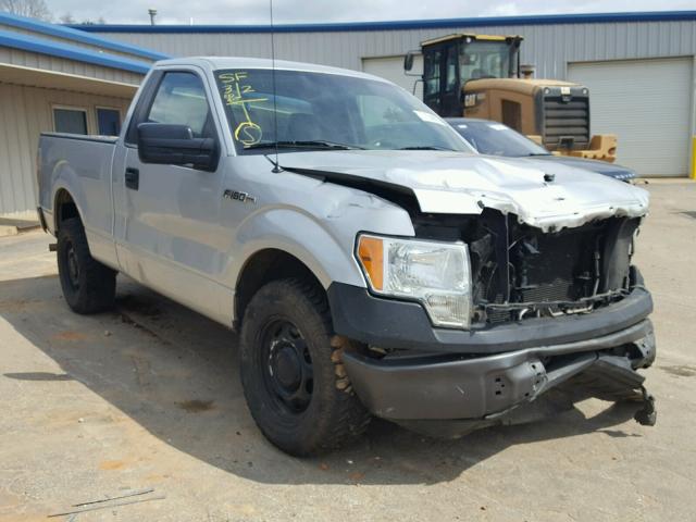 1FTMF1CW0AFD49552 - 2010 FORD F150 SILVER photo 1