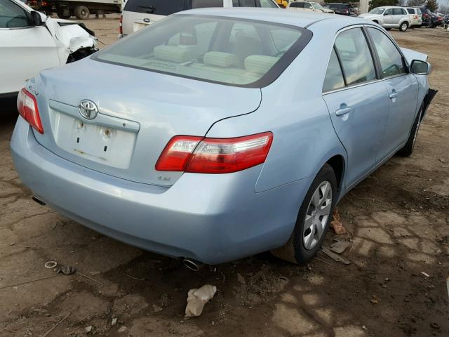 4T1BK46K57U557407 - 2007 TOYOTA CAMRY NEW BLUE photo 4