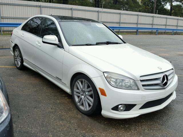 WDDGF81X79F224695 - 2009 MERCEDES-BENZ C 300 4MAT WHITE photo 1