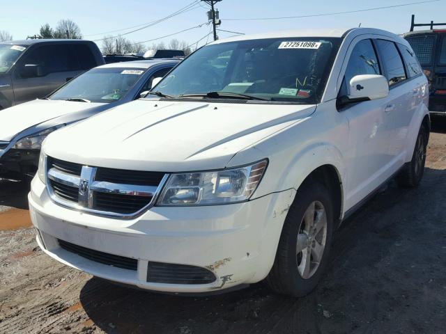 3D4GG57V79T549884 - 2009 DODGE JOURNEY SX WHITE photo 2