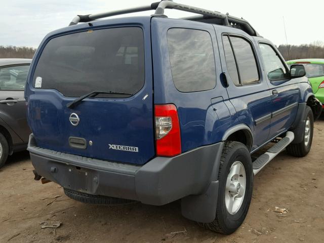 5N1ED28Y93C651352 - 2003 NISSAN XTERRA XE BLUE photo 4