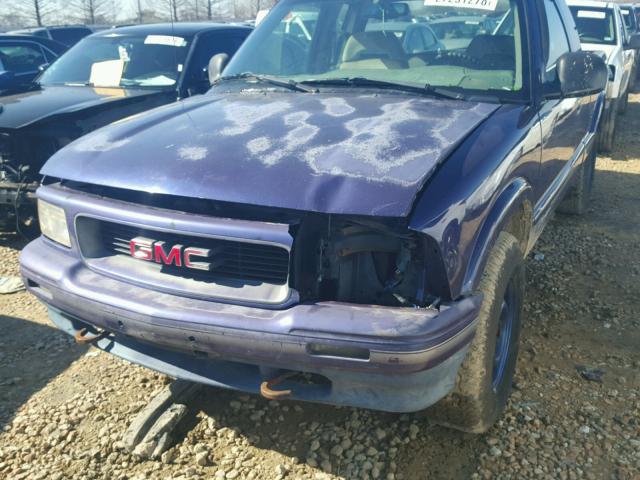 1GTDT19W3SK500814 - 1995 GMC SONOMA BLUE photo 9