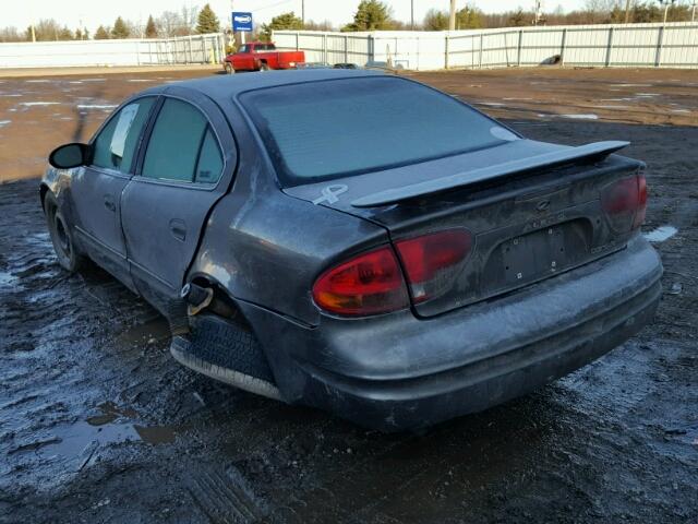 1G3NF52E72C266062 - 2002 OLDSMOBILE ALERO GLS GRAY photo 3