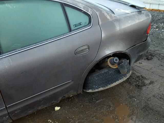 1G3NF52E72C266062 - 2002 OLDSMOBILE ALERO GLS GRAY photo 9