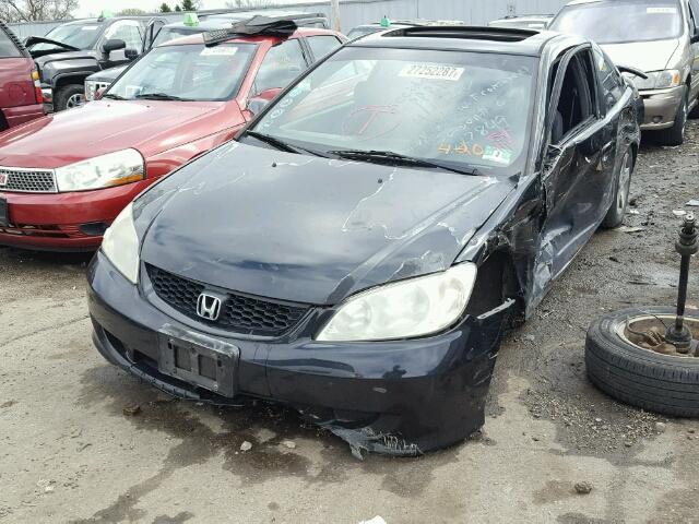 1HGEM22924L044931 - 2004 HONDA CIVIC EX Qara foto 2
