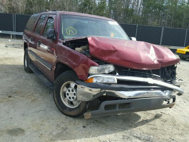 1GNFK16Z23J145983 - 2003 CHEVROLET SUBURBAN K BURGUNDY photo 1