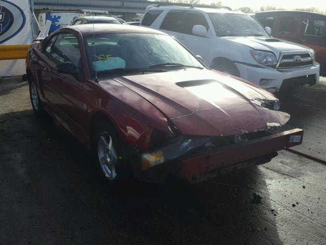 1FAFP40694F162476 - 2004 FORD MUSTANG MAROON photo 1