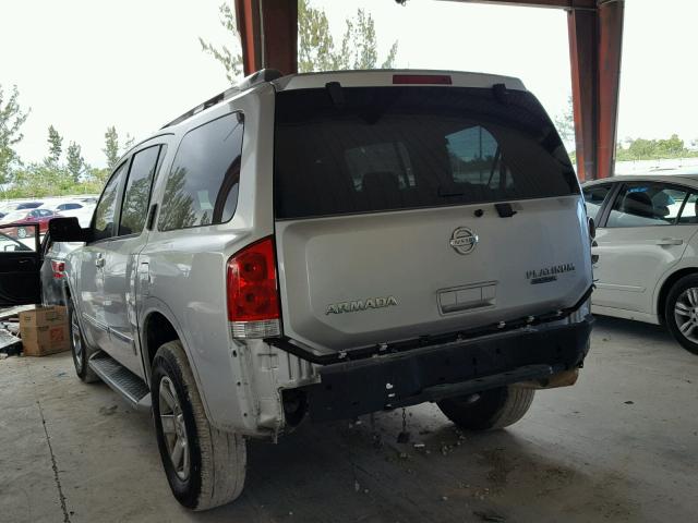 5N1BA0NF6AN602761 - 2010 NISSAN ARMADA PLA SILVER photo 3