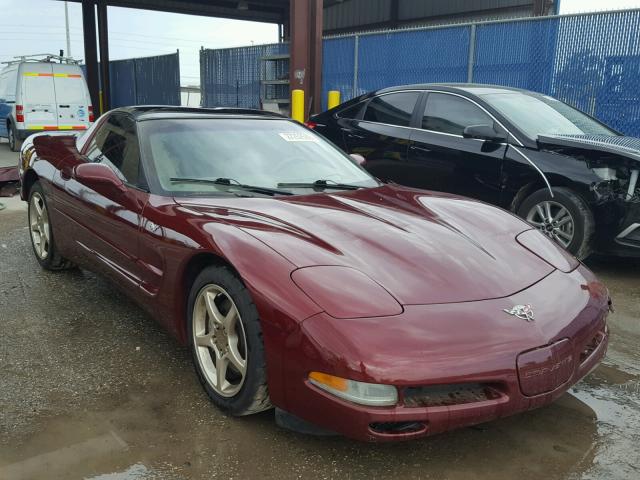 1G1YY22G335120649 - 2003 CHEVROLET CORVETTE BURGUNDY photo 1