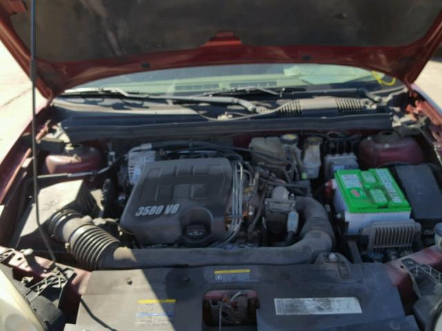 1G1ZT52805F278800 - 2005 CHEVROLET MALIBU LS მუქწითელი ფოტო 7