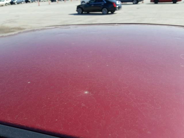 1G1ZT52805F278800 - 2005 CHEVROLET MALIBU LS მუქწითელი ფოტო 9