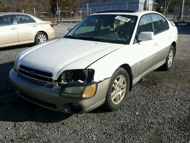 4S3BE686717208973 - 2001 SUBARU LEGACY OUT WHITE photo 2