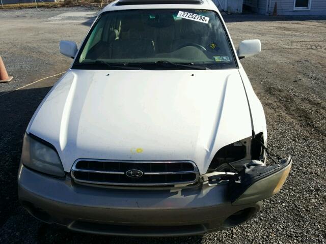 4S3BE686717208973 - 2001 SUBARU LEGACY OUT WHITE photo 7