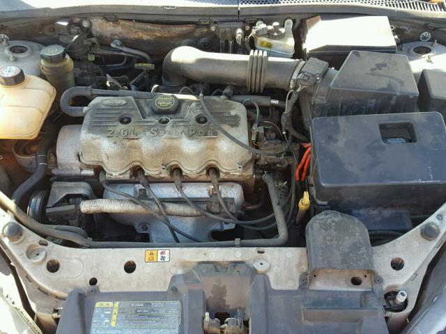 1FAFP34P62W343254 - 2002 FORD FOCUS SE SILVER photo 7