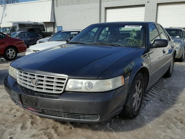 1G6KS54Y92U111242 - 2002 CADILLAC SEVILLE SL BLACK photo 2