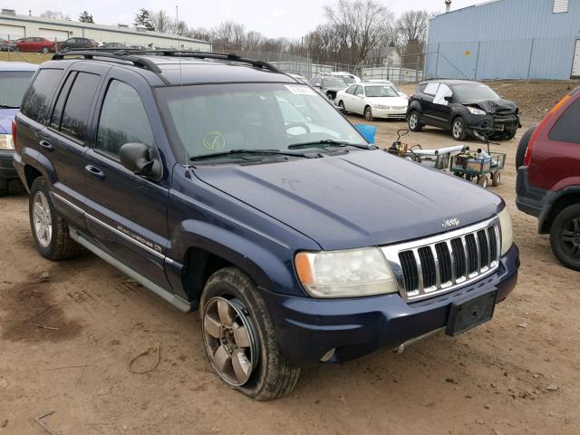 1J8GW68J04C109245 - 2004 JEEP GRAND CHER BLUE photo 1