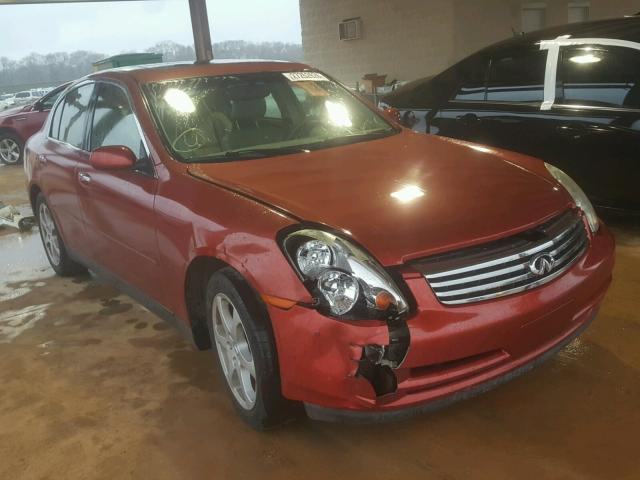 JNKCV51E93M325960 - 2003 INFINITI G35 RED photo 1