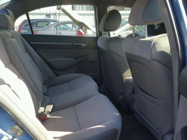 2HGFA16847H508554 - 2007 HONDA CIVIC EX ლურჯი ფოტო 6