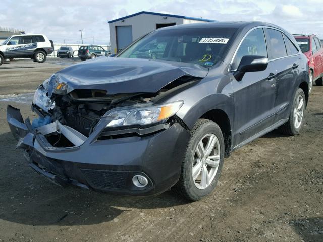 5J8TB4H50DL016350 - 2013 ACURA RDX TECHNO CHARCOAL photo 2