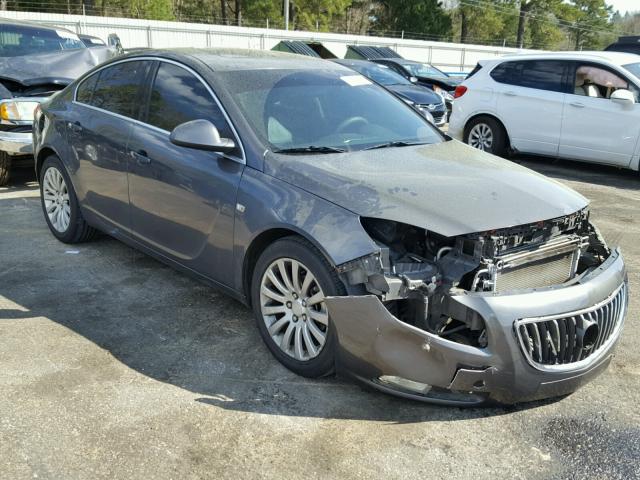 W04GP5EC3B1022608 - 2011 BUICK REGAL CXL GRAY photo 1