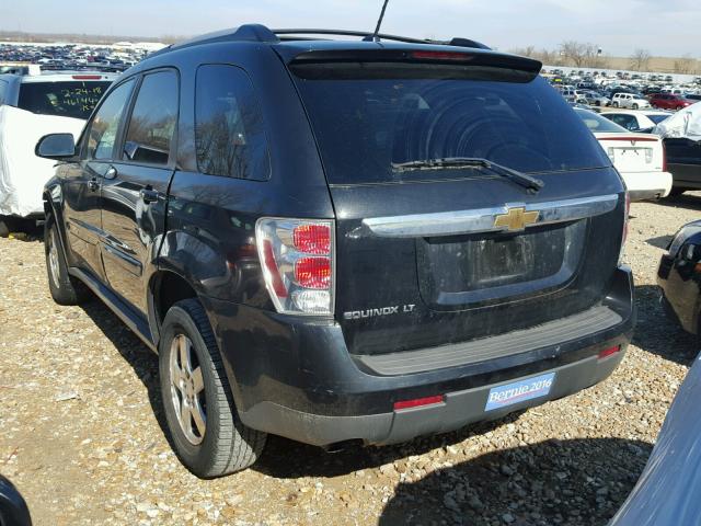 2CNDL33FX86338627 - 2008 CHEVROLET EQUINOX LT BLUE photo 3