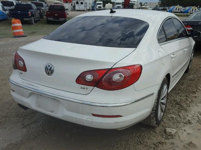 WVWML7AN4AE520623 - 2010 VOLKSWAGEN CC SPORT WHITE photo 4