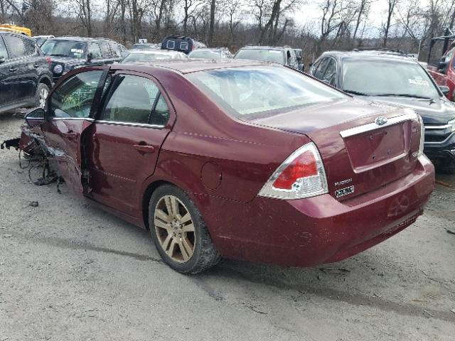 3FAHP08Z46R225005 - 2006 FORD FUSION SEL RED photo 3